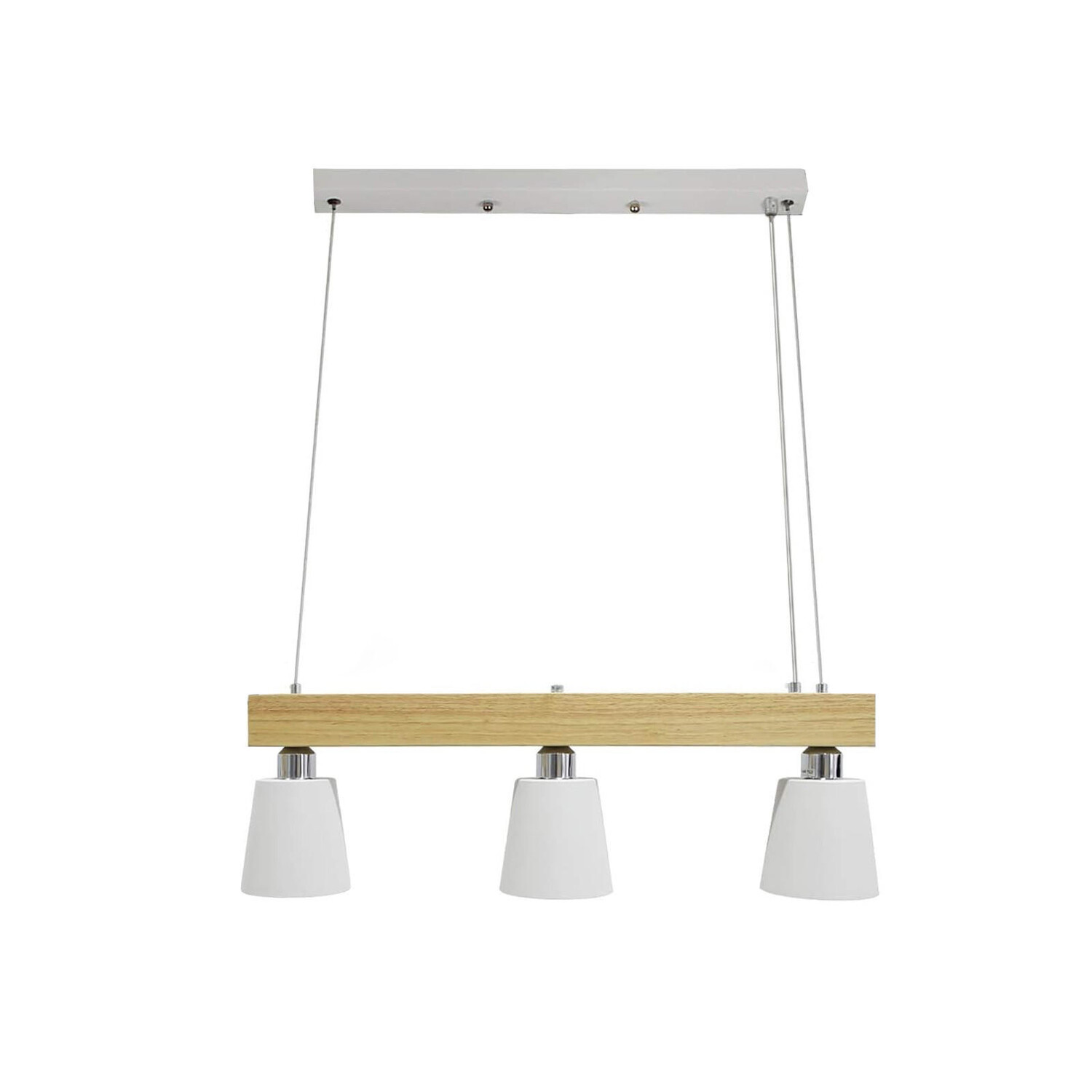 

Подвесной светильник Nettlife, 70x14x23 см, белый