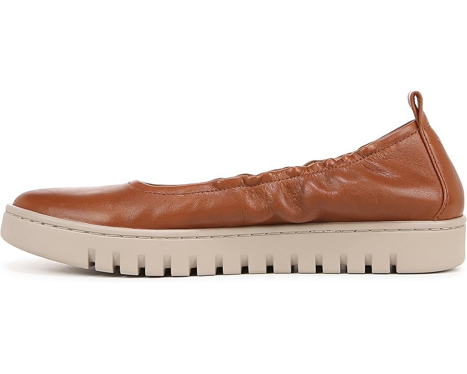 Туфли на плоской подошве VIONIC Uptown Ballet Slip-ons, цвет Tan Brown Leather — фото 4