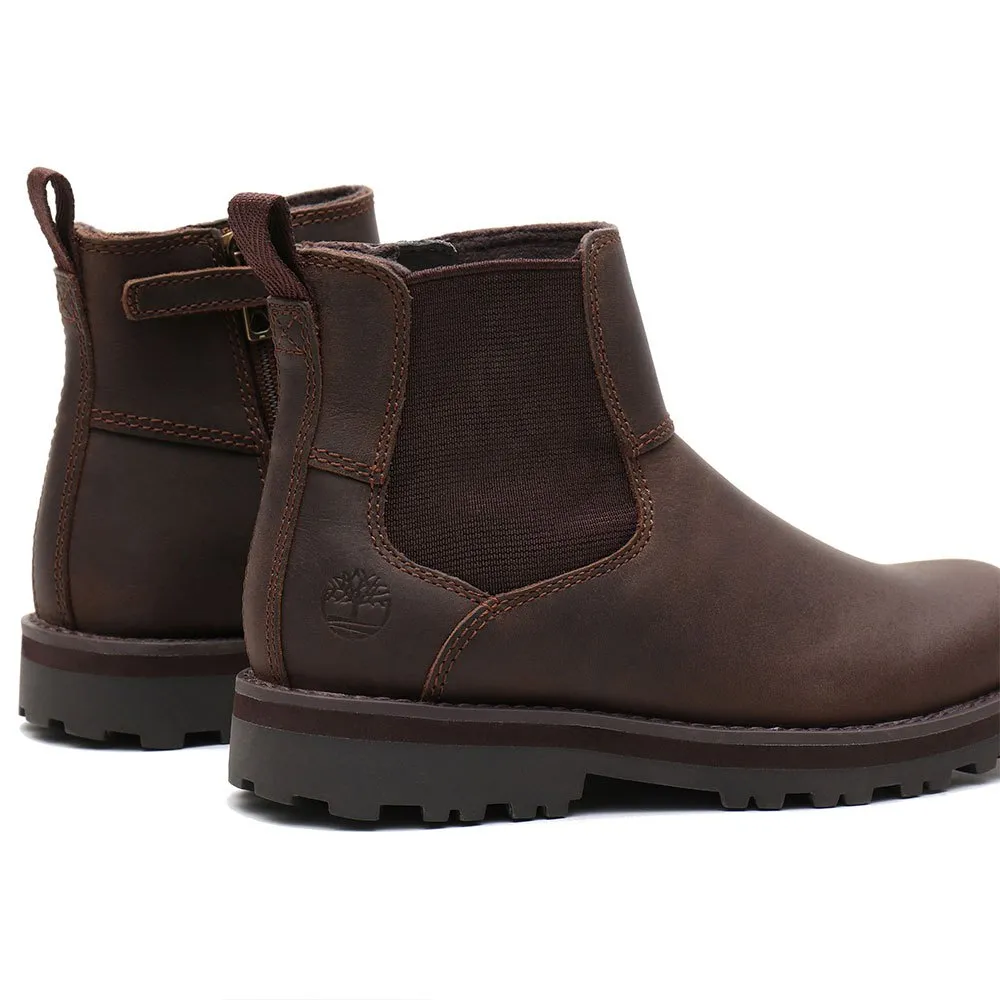 Мужские ботинки челси Timberland Courma Chelsea youth, коричневый — фото 4