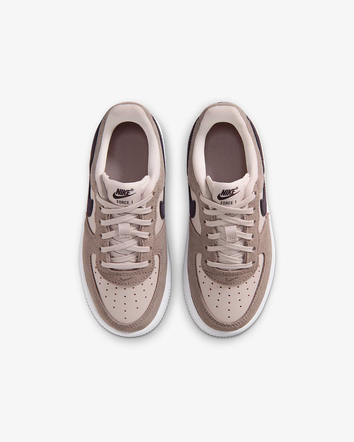 Детские кроссовки Nike Air Force 1 Low Essential+, Silt Red/Burgundy Ash/Taupe Haze — фото 4