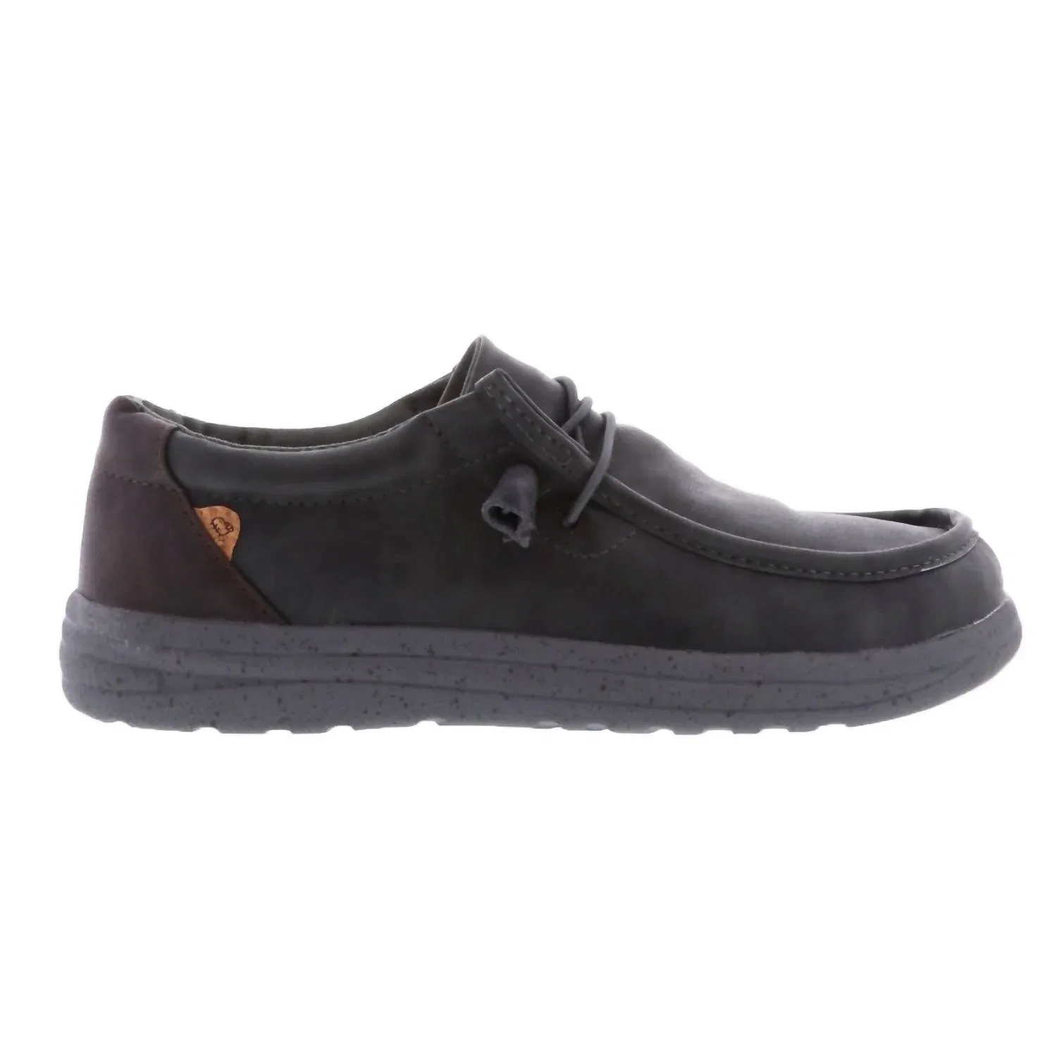 Lamo Мужские парусиновые кеды Paul Canvas Deck Shoe, цвет вощеный угольно-серый