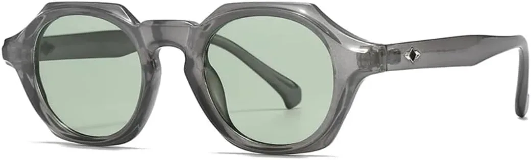 

Модные женские и мужские солнцезащитные очки в винтажном стиле, из толстого ацетата, с защитой от УФ-излучения UV400, поляризованные, в стиле ретро SZVVBKK, Tyj509-5