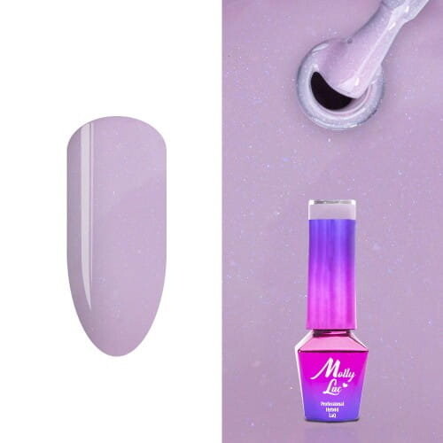 

Molly Lac, 472 Macarons Berry Kiss, гибридный лак для ногтей, 5 мл