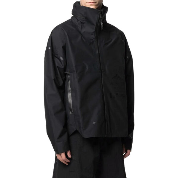 Куртка Men's adidas originals Solid Color Logo Printing Zipper Stand Collar Sports Jacket Black, черный — фото 4