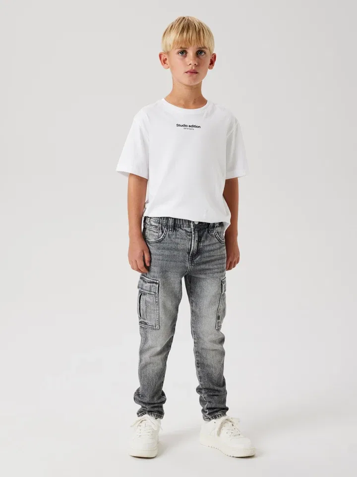 Джинсы Comfort fit Name it, светло-серый