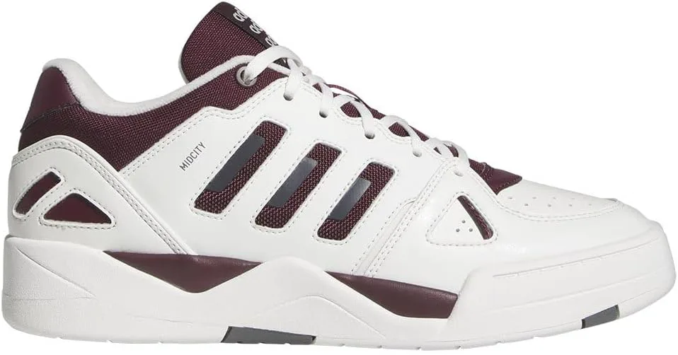 Мужские кроссовки Adidas Midcity Low, бордовый — фото 2