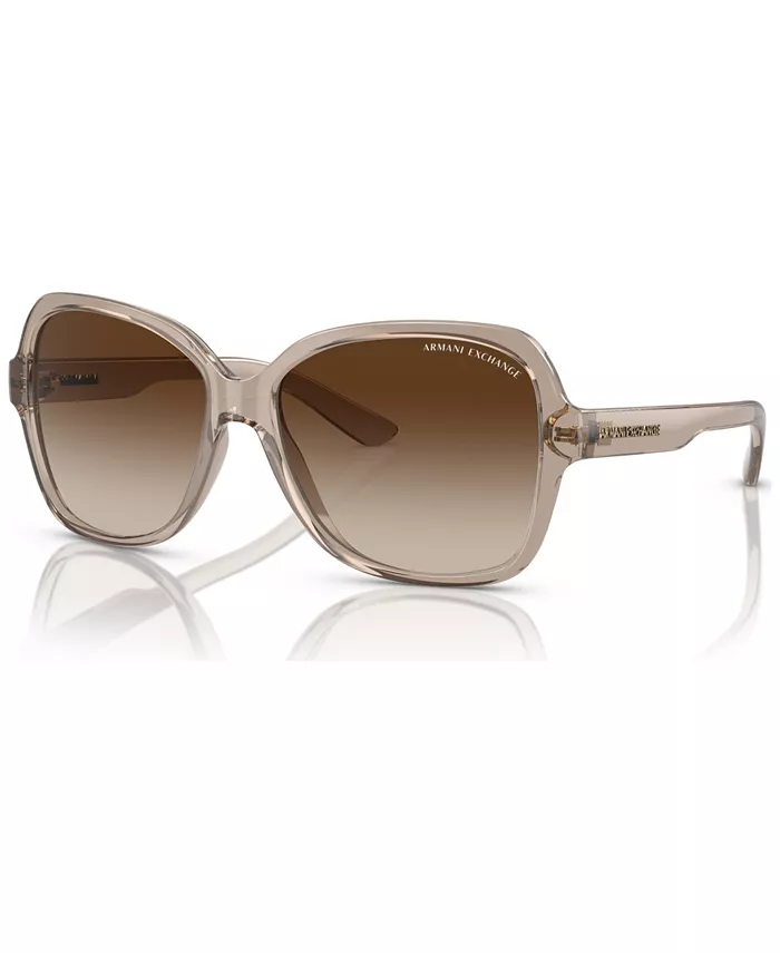

Женские солнцезащитные очки, AX4029S A|X Armani Exchange, коричневый/бежевый