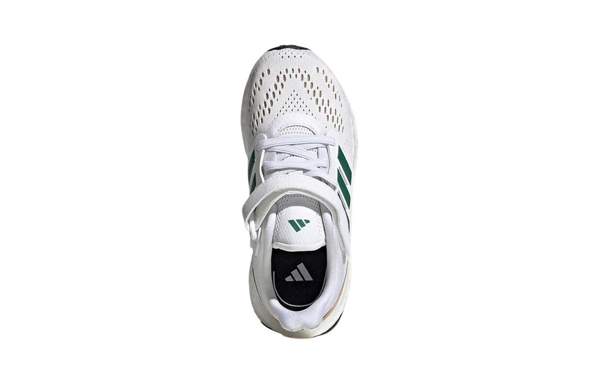 Кроссовки детские Pureboost 22 PS Low-top белые/зеленые Adidas, зеленый — фото 4