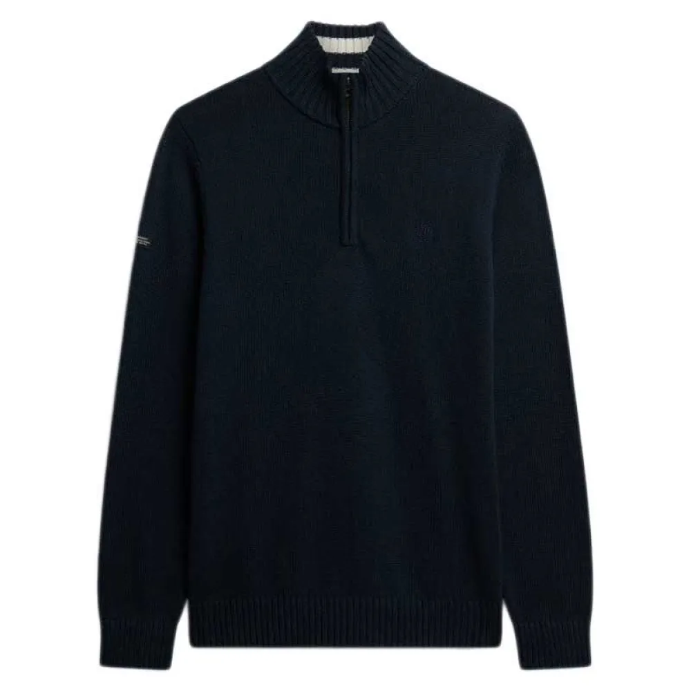 

Свитер Superdry M6110706A half zip, синий
