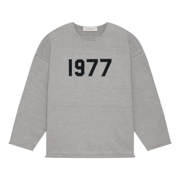 

Толстовка Fear of God Essentials SS22 Raw edge sweater Dark Oatmeal 1977