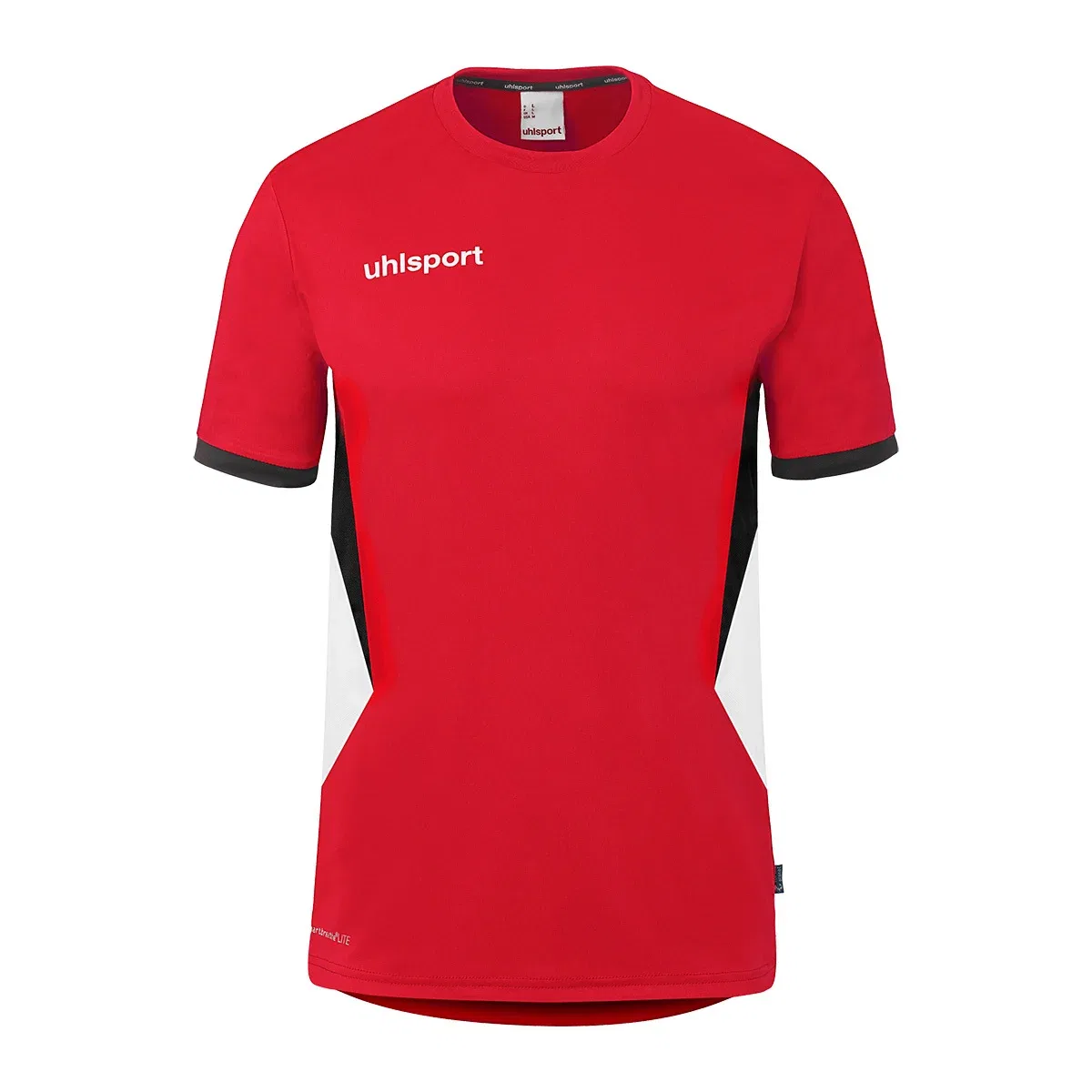 Футболка тренировочная, дышащая Uhlsport, красный/белый/черный