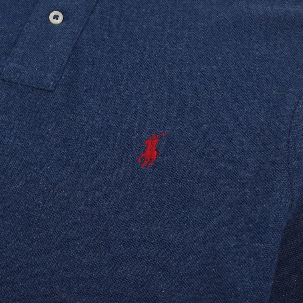 Поло Polo Ralph Lauren SS26 для мужчин, синее — фото 4