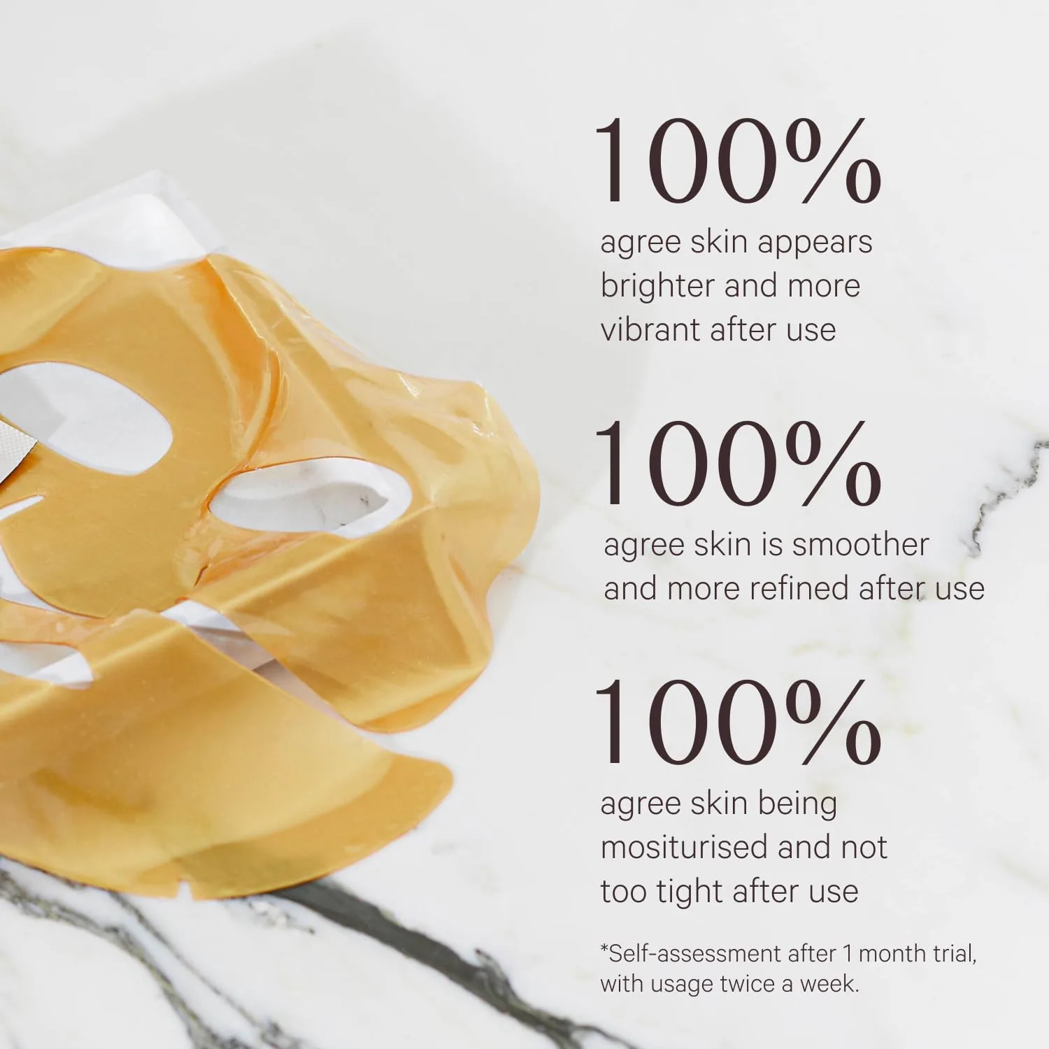 Маска для лица Mz Skin By Maryam Zamani Md — MZ Hydra-Lift Gold Face Mask - гидрогелевая с ниацинамидом, наночастицами золота, 599.89 г — фото 3