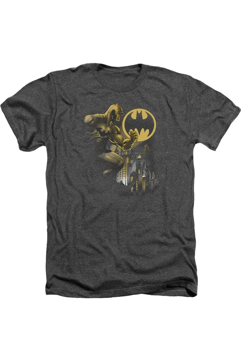 

Футболка/футболка Batman Bat Signal для взрослых Heather Gildan, цвет charcoal