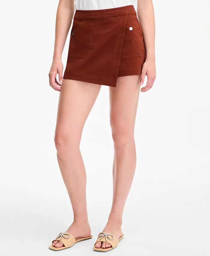 

Женская юбка-шорты с запахом On 34th, коричневый