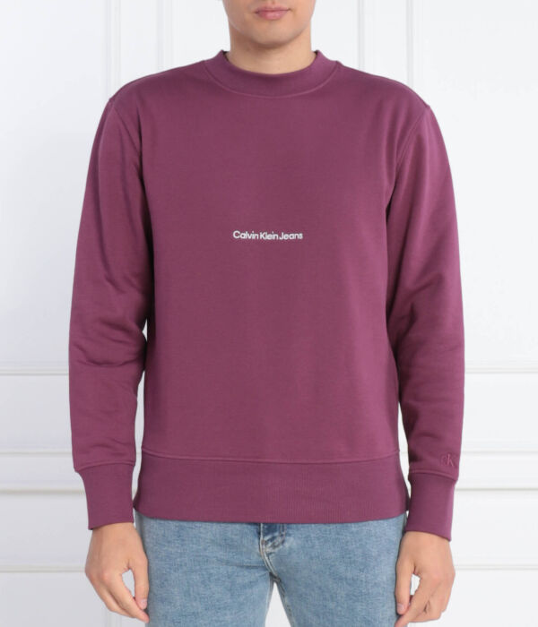 

Толстовка Calvin Klein Jeans Institutional с круглым вырезом, фиолетовый