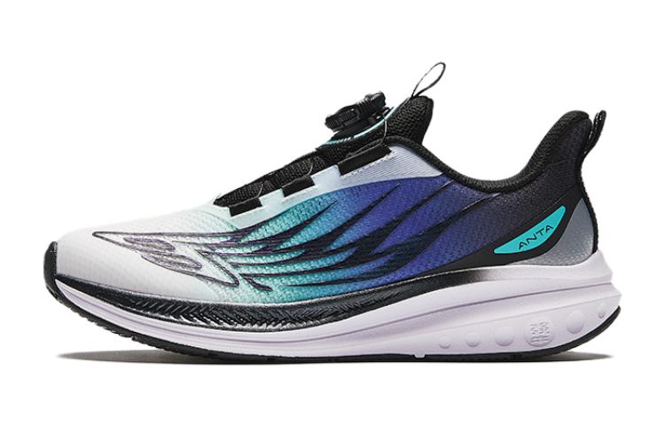 

Turbulent Wave Lite Амортизирующие, износостойкие низкие детские беговые кроссовки белый черный зеленый Antakids