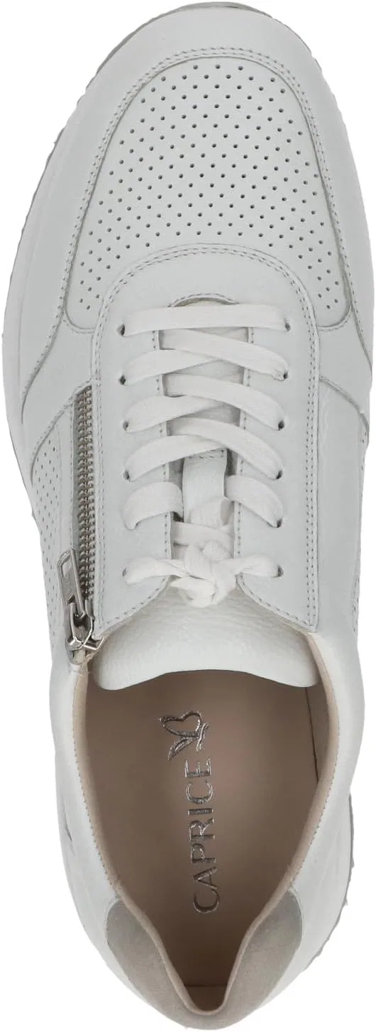 Кроссовки CAPRICE Herren Schnürschuhe aus Leder Sportlich, White Comb — фото 2