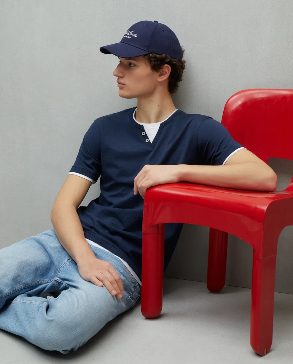 

Мужская футболка с коротким рукавом Easy Wear, тёмно-синий