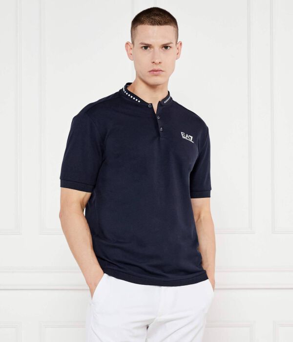 

Рубашка поло Slim fit Ea7, синий