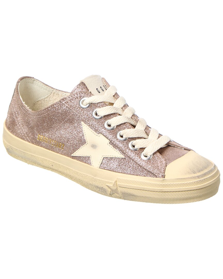 Кроссовки Golden Goose V-Star 2 из ламинированной замши