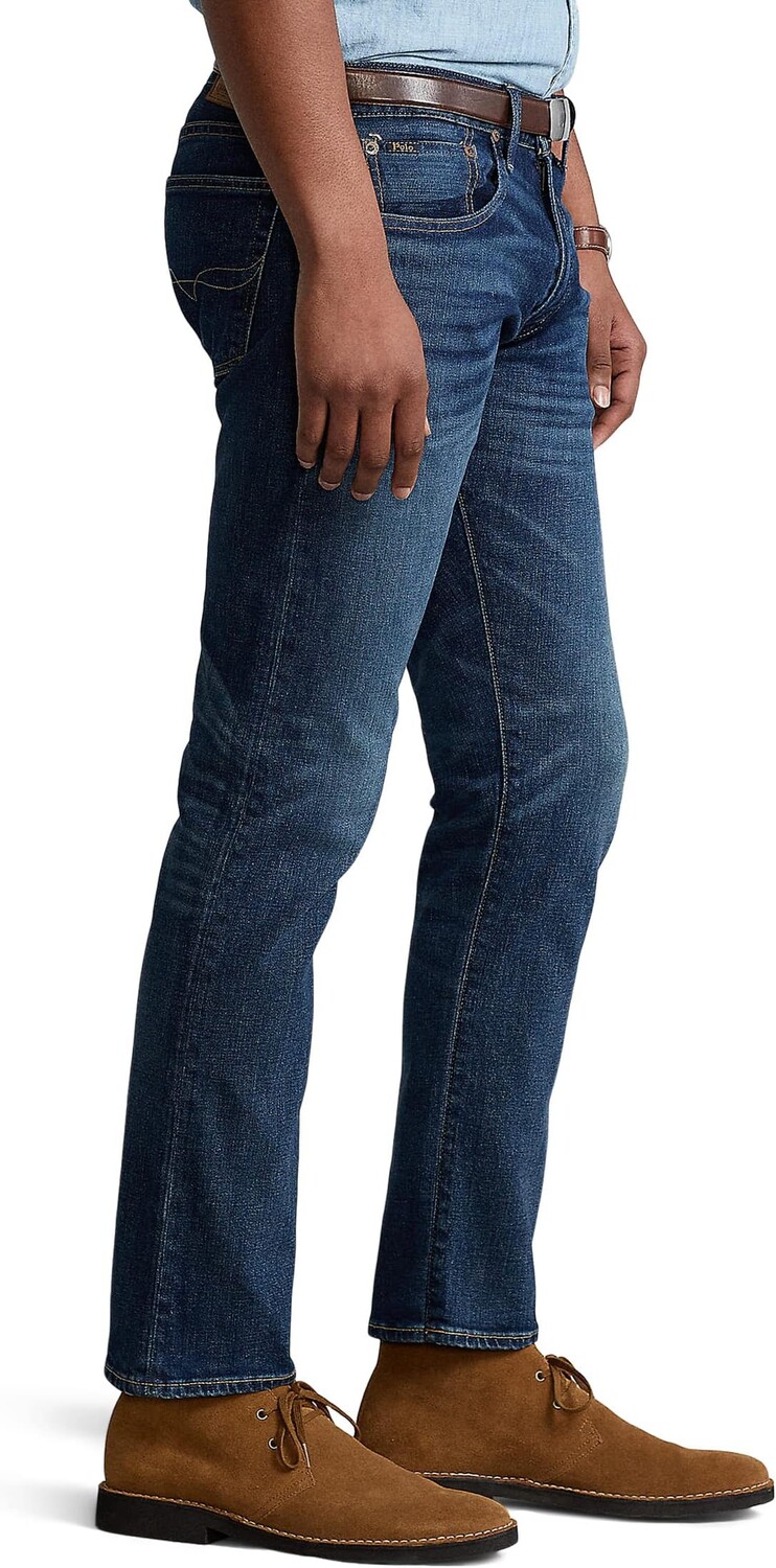 Джинсы Varick Slim Straight Jeans Polo Ralph Lauren, цвет Rockford Medium — фото 3