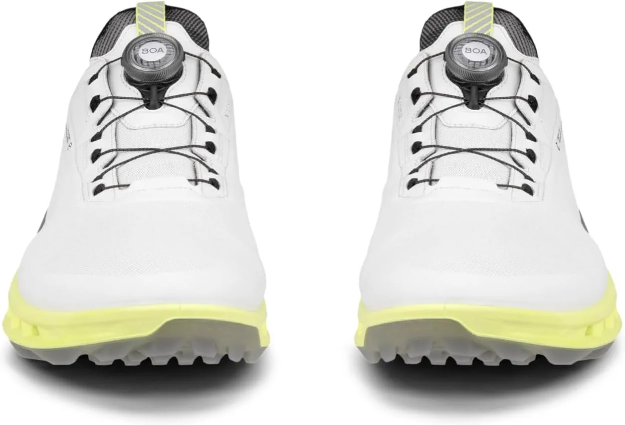 Мужские кроссовки ECCO Biom C4 Boa Gore-Tex водонепроницаемые, белый/желтый — фото 4