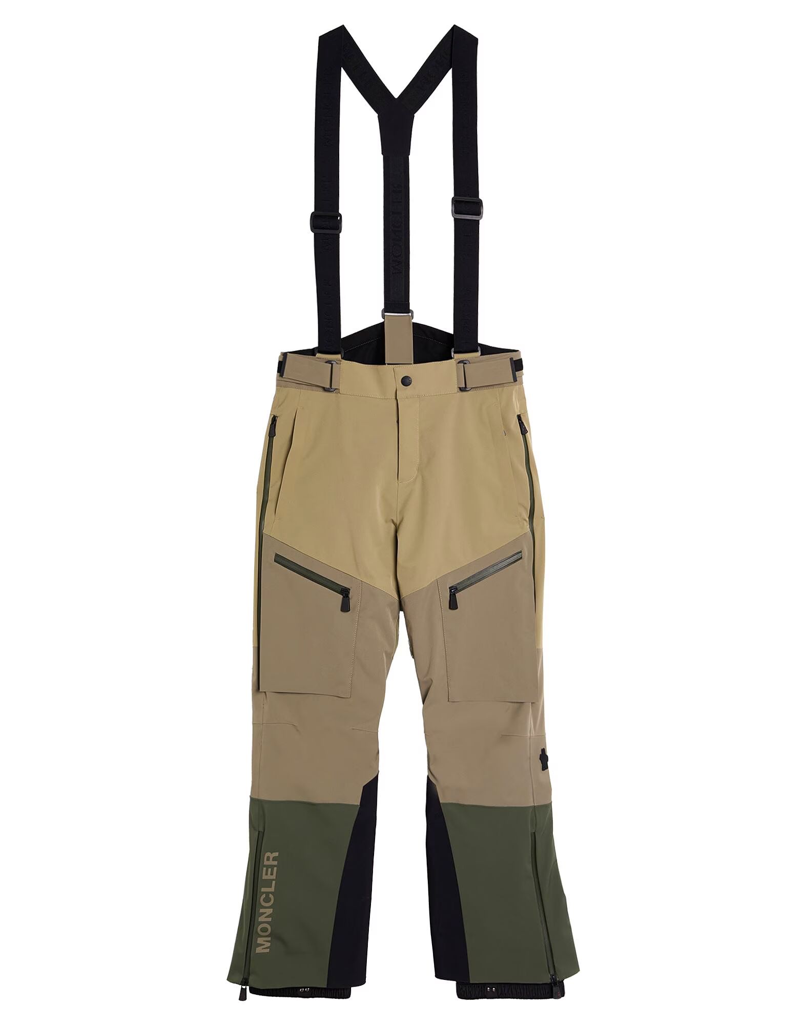 

Лыжные брюки Moncler, серо-зеленый