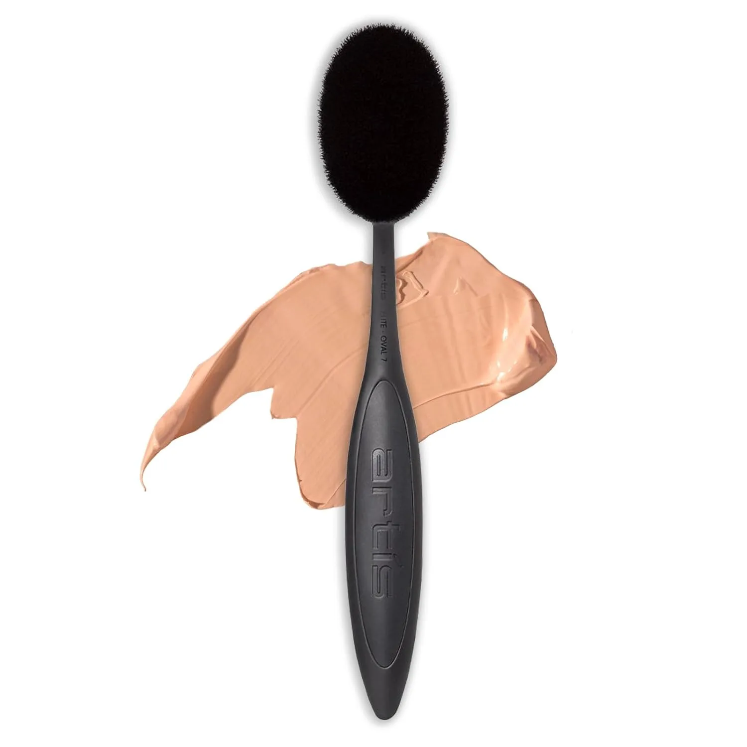 Кисть для макияжа Artis Elite Oval Brush 7 - черная, 1 шт., Black