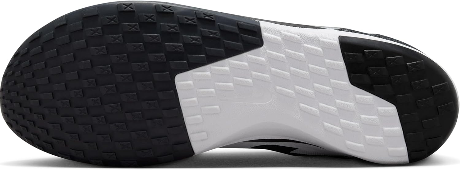 Беговые кроссовки Nike Rival Waffle 6 для шоссе и кросса (DX7998-100, белый/черный-чистый платиновый) — фото 4