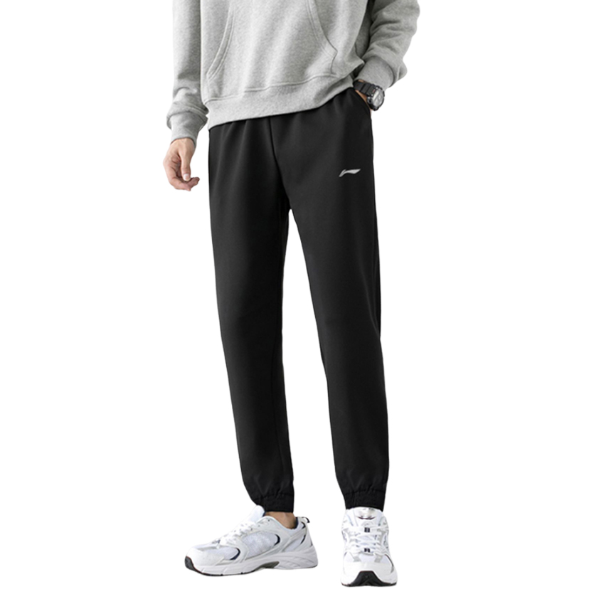 

LINING Тканые повседневные брюки спортивные штаны мужские black