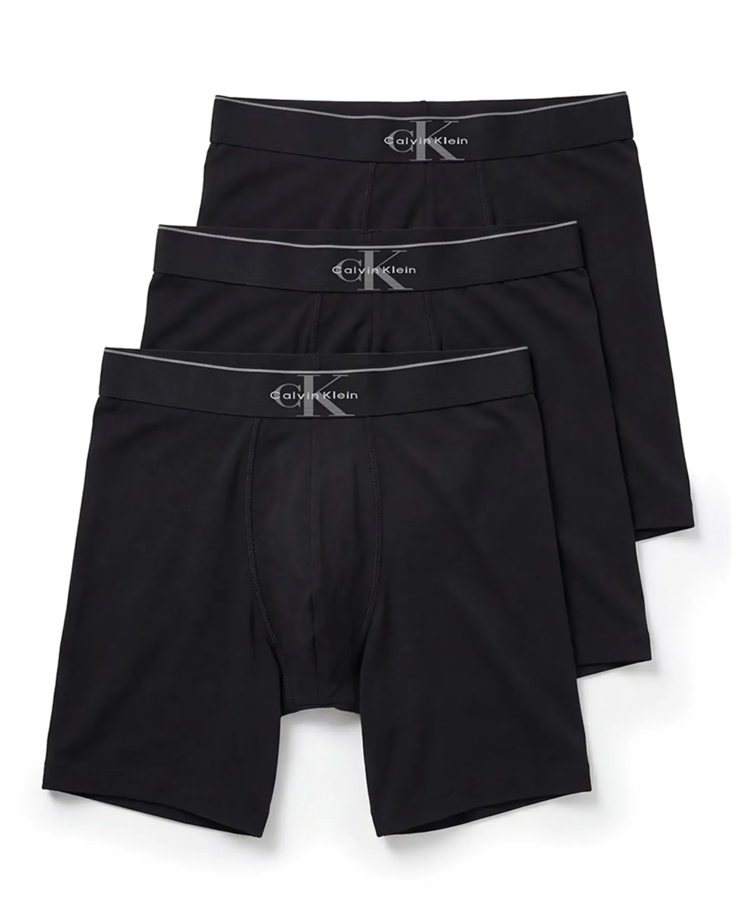 Упаковка из 3 длинных боксеров Calvin Klein, черный