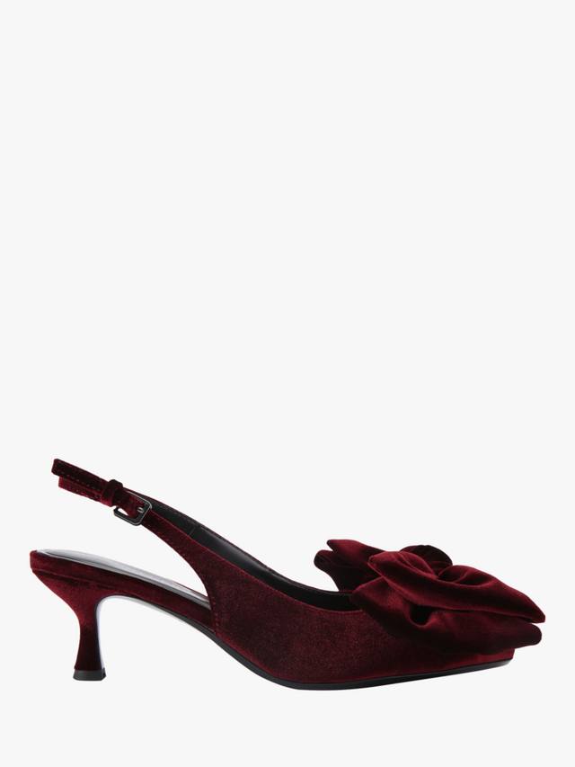 Туфли-лодочки Tilly Bow на каблуке kitten KG Kurt Geiger, Wine