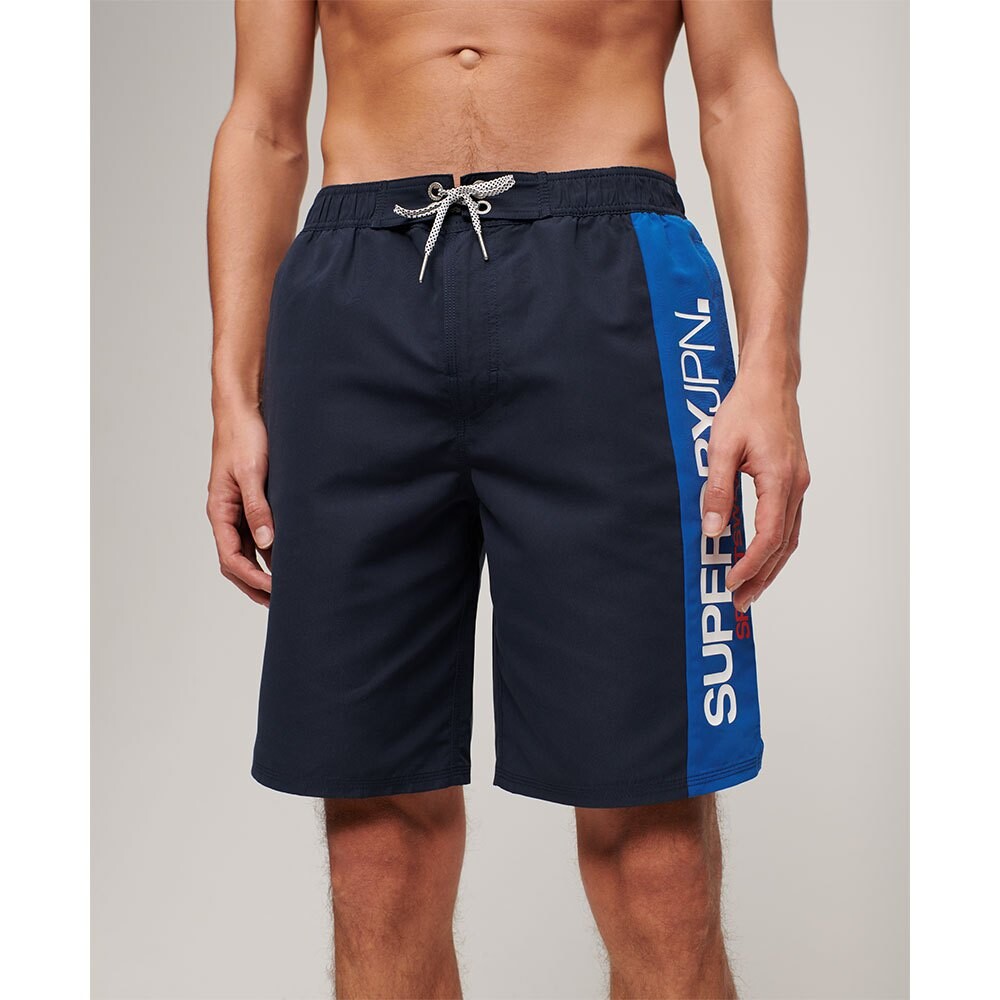 

Шорты для плавания Superdry Sportswear Logo 19´´ Swimming Shorts, синий