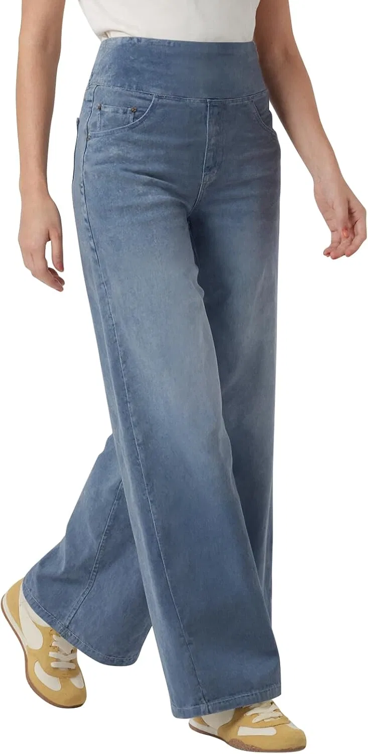 Джинсы свободные Wide Leg Jeans, Sky Blue