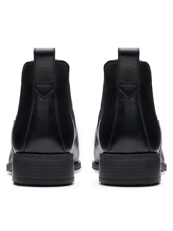 Женские ботинки Clarks классические на каблуке, черный — фото 3