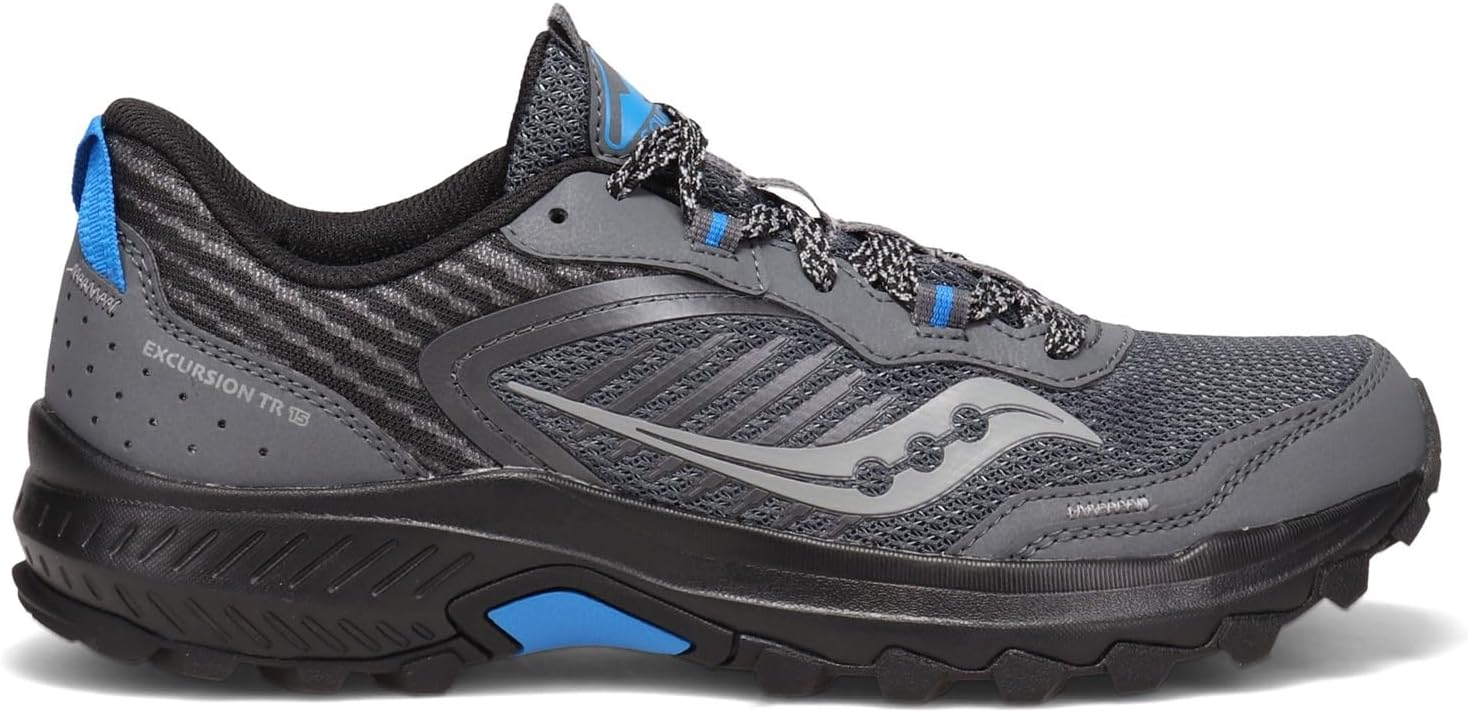 Мужские кроссовки для трейлраннинга Saucony Excursion TR15, Shadow/Royal — фото 3
