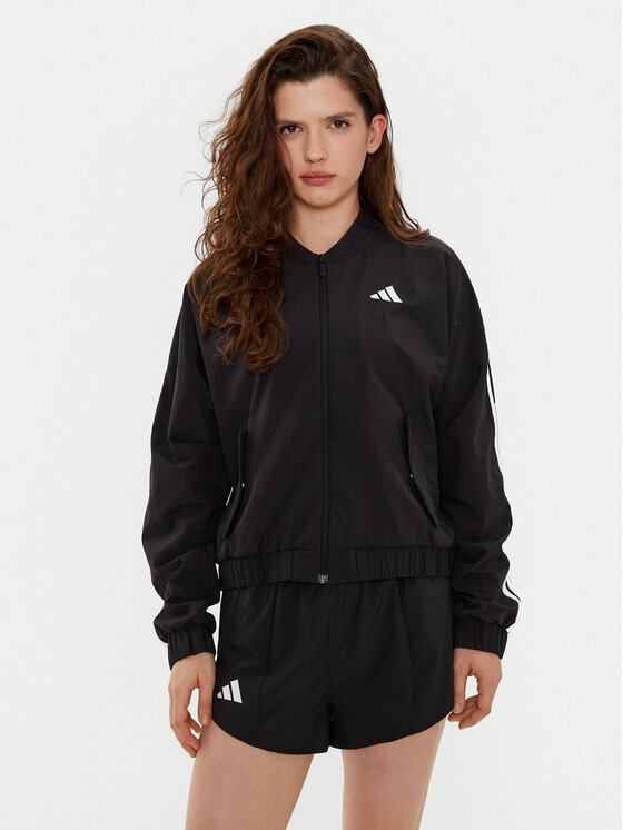 

Куртка-Бомбер свободного кроя Essentials 3-Stripes JD5317 Adidas, черный