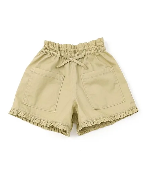 Детская юбка-шорты из хлопка n.o.u.s Culotte коричневая — фото 2