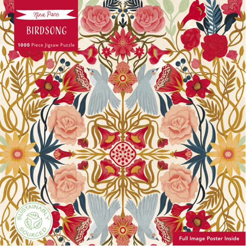 

Пазлы Adult Sustainable Jigsaw Puzzle Nina Pace: Birdsong : 1000-Pieces. Ethical, Sustainable, Earth-Friendly