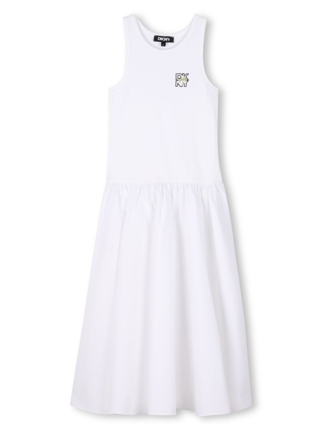 

Dkny Kids платье с логотипом, белый