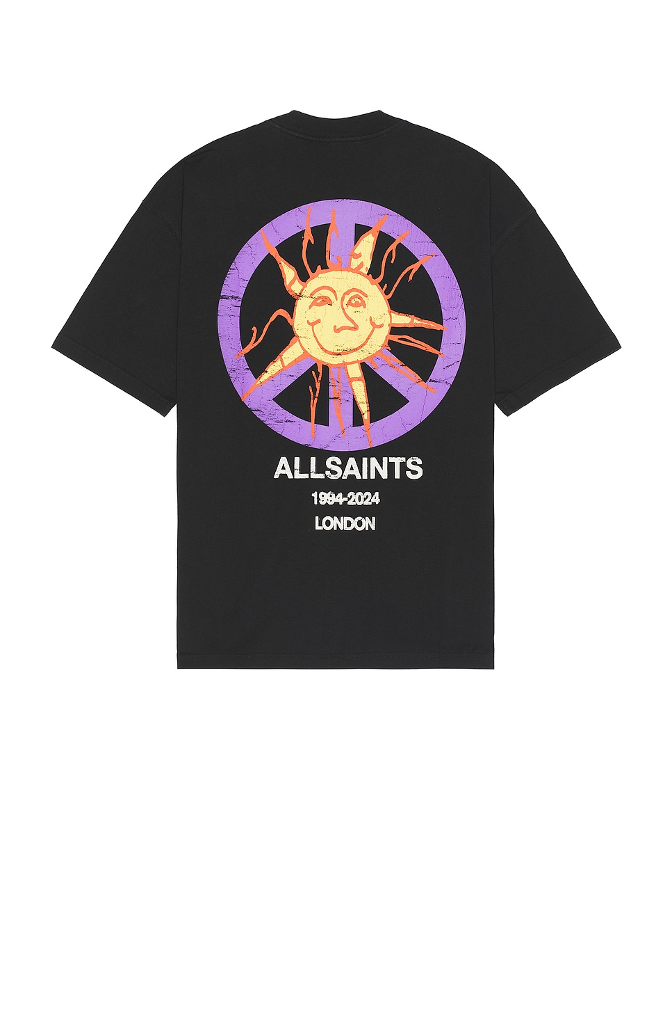 

Футболка с шарами Allsaints, черный