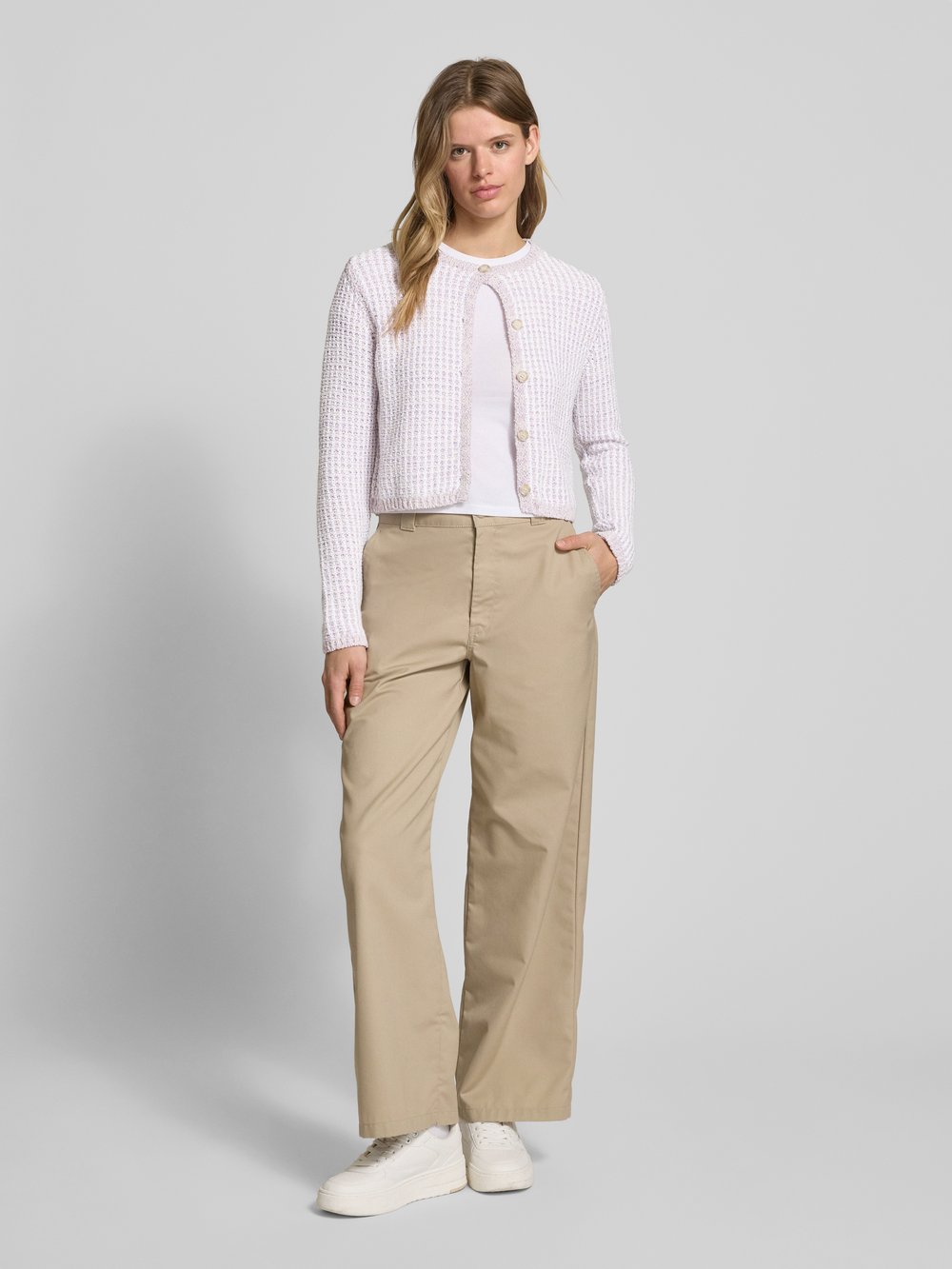 

Кардиган с круглым вырезом Marc O'Polo Denim, сиреневый