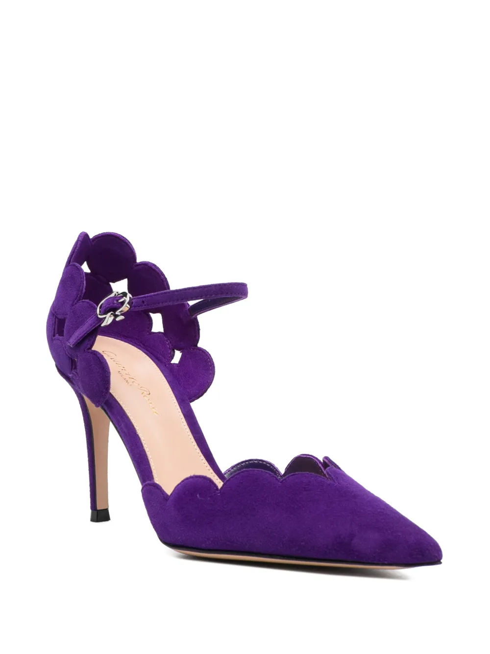 Туфли Ariana D'Orsay 90 Gianvito Rossi, фиолетовый — фото 2