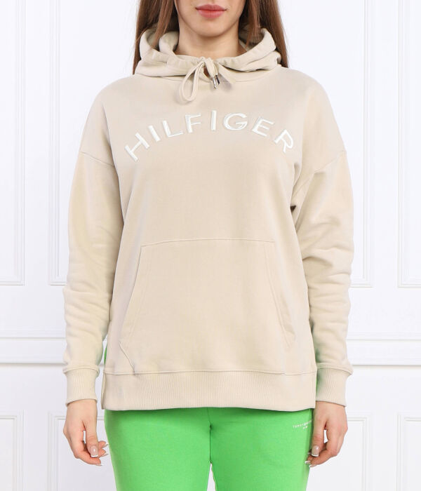 

Толстовка женская Tommy Hilfiger с надписью, бежевый