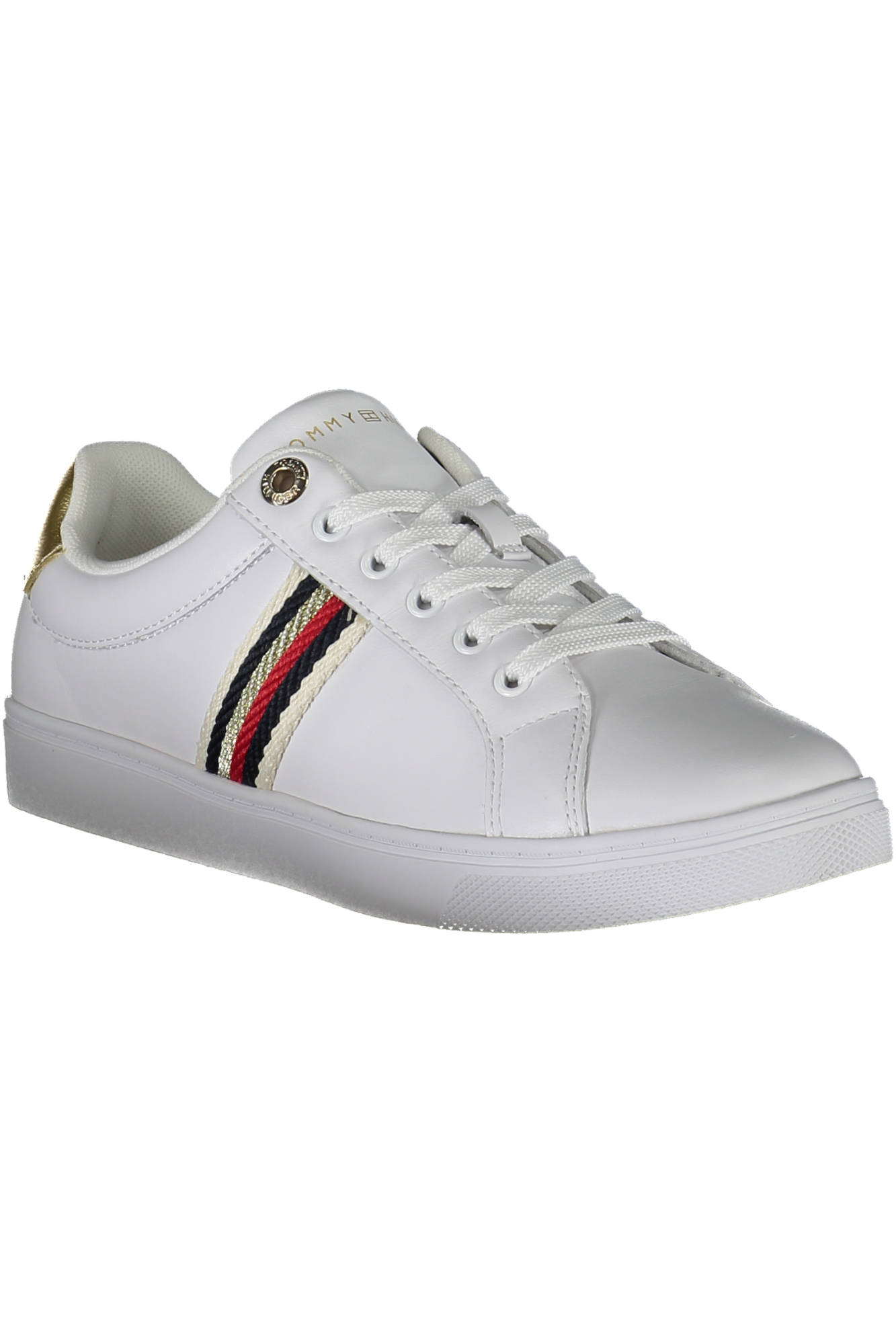 Кроссовки спортивные женские Tommy Hilfiger, белый / золотой — фото 2