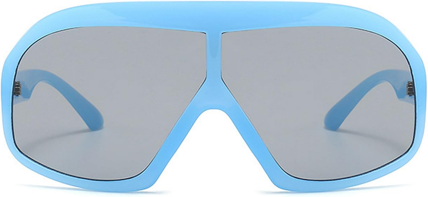 

Модные большие квадратные женские солнцезащитные очки в винтажном панк-стиле для мужчин, очки для активного отдыха, солнцезащитные очки UV400 оранжево-фиолетового цвета mincl, Blue