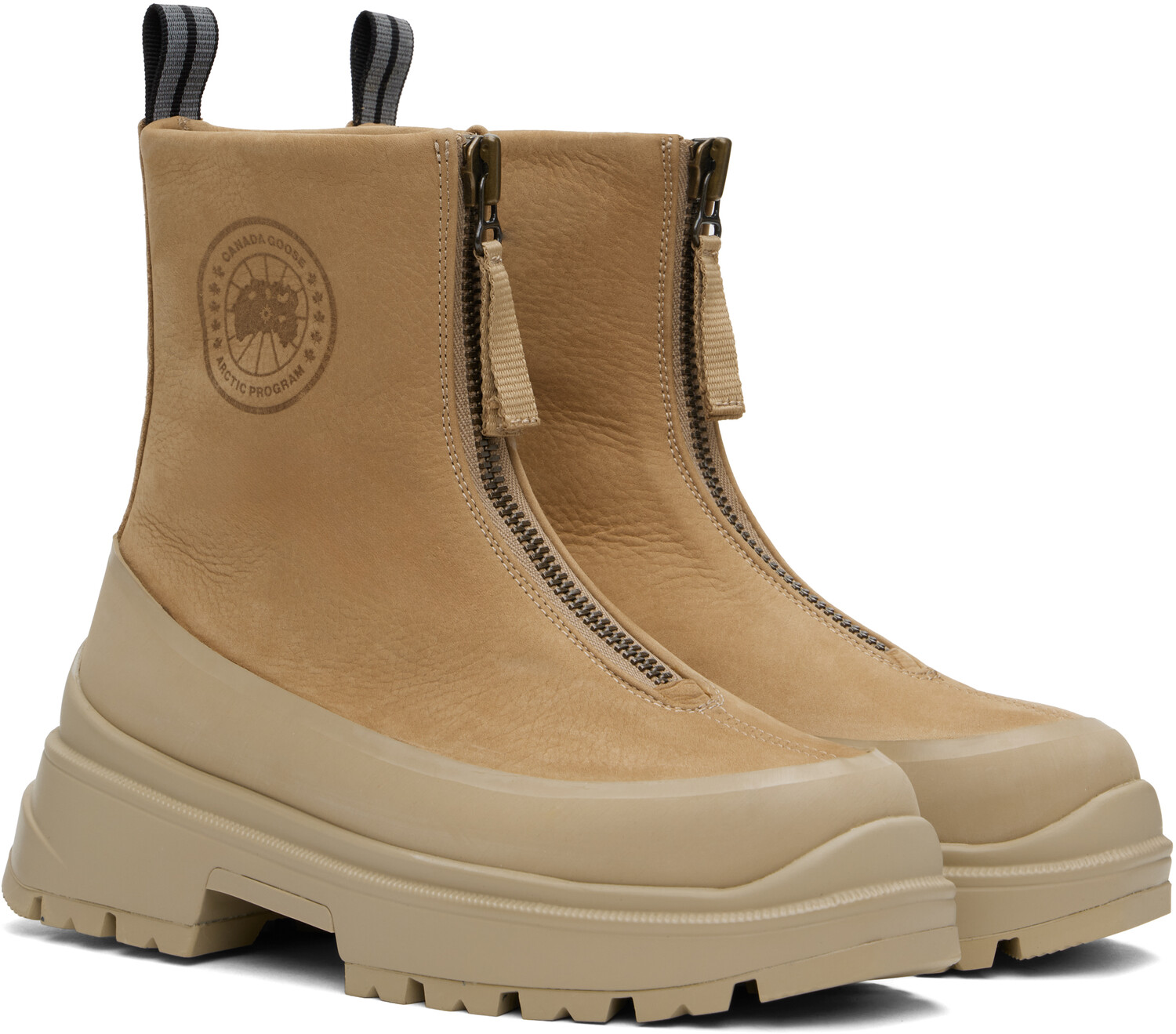Ботинки Kya на молнии Canada Goose, Tan — фото 4
