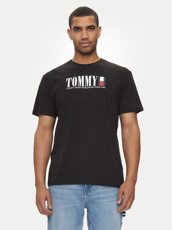 

Футболка стандартного кроя Tommy Jeans, черный