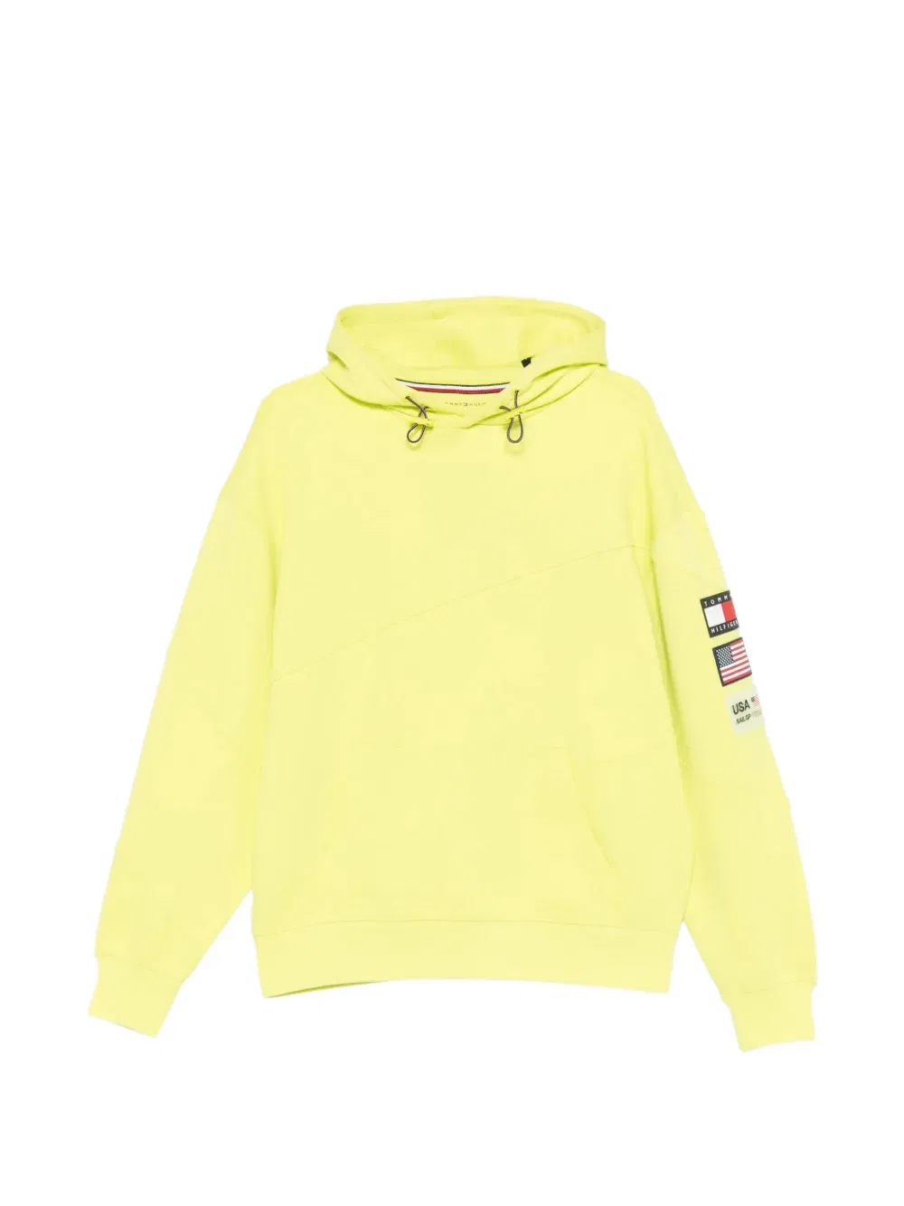 Худи с нашивкой и логотипом Tommy Hilfiger, желтый